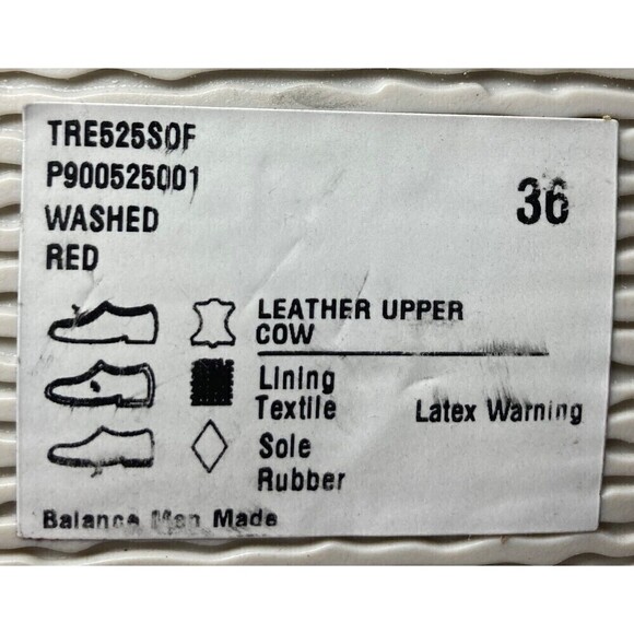 NEW Softinos By FLY London Women's Size 5 Leather Tie-Back Sandals Red 36 EU NIB - Picture 12 of 12